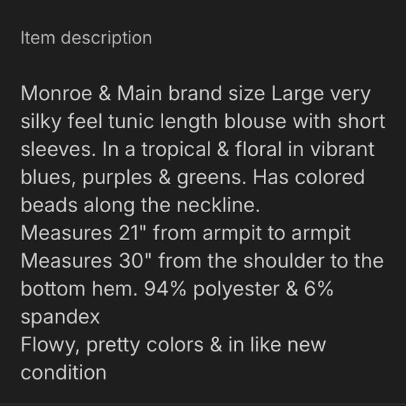 Tropical blouse - Picture 6 of 6